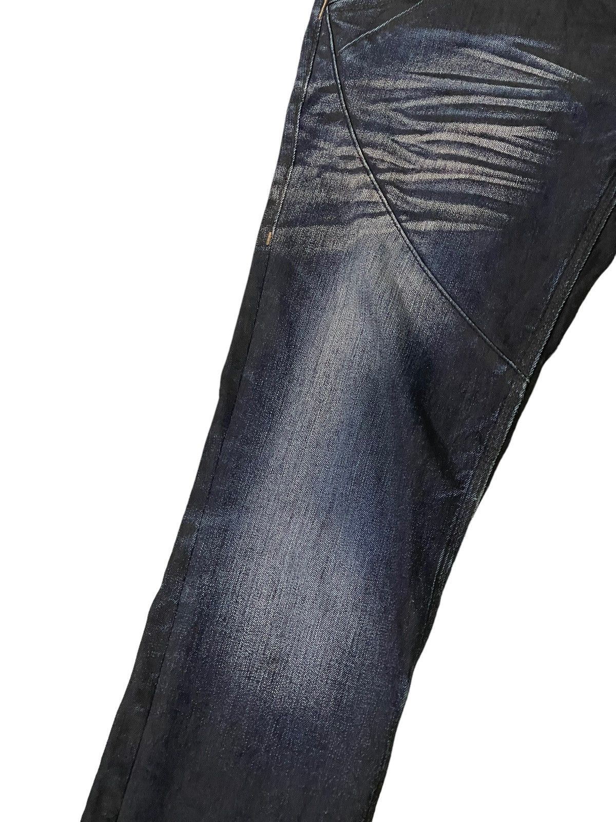 Japanese Brand Slim Jeans Nicole Club Coated Denim Clawmark Stretch 5🟦8 Size US 32 / EU 48 - 6 Thumbnail