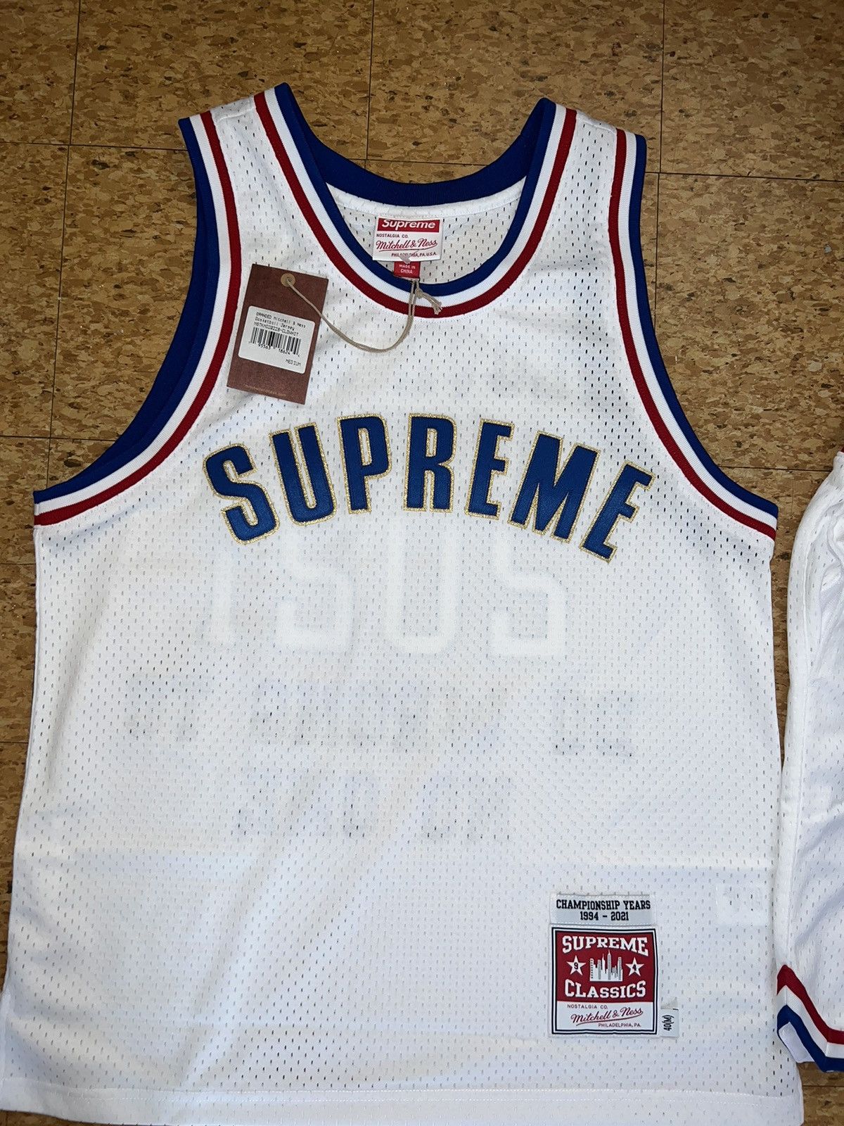 トップス supreme Mitchell&Ness basketball Jersey Supreme Mitchell & NessBasketball Jersey (SS21) - $158