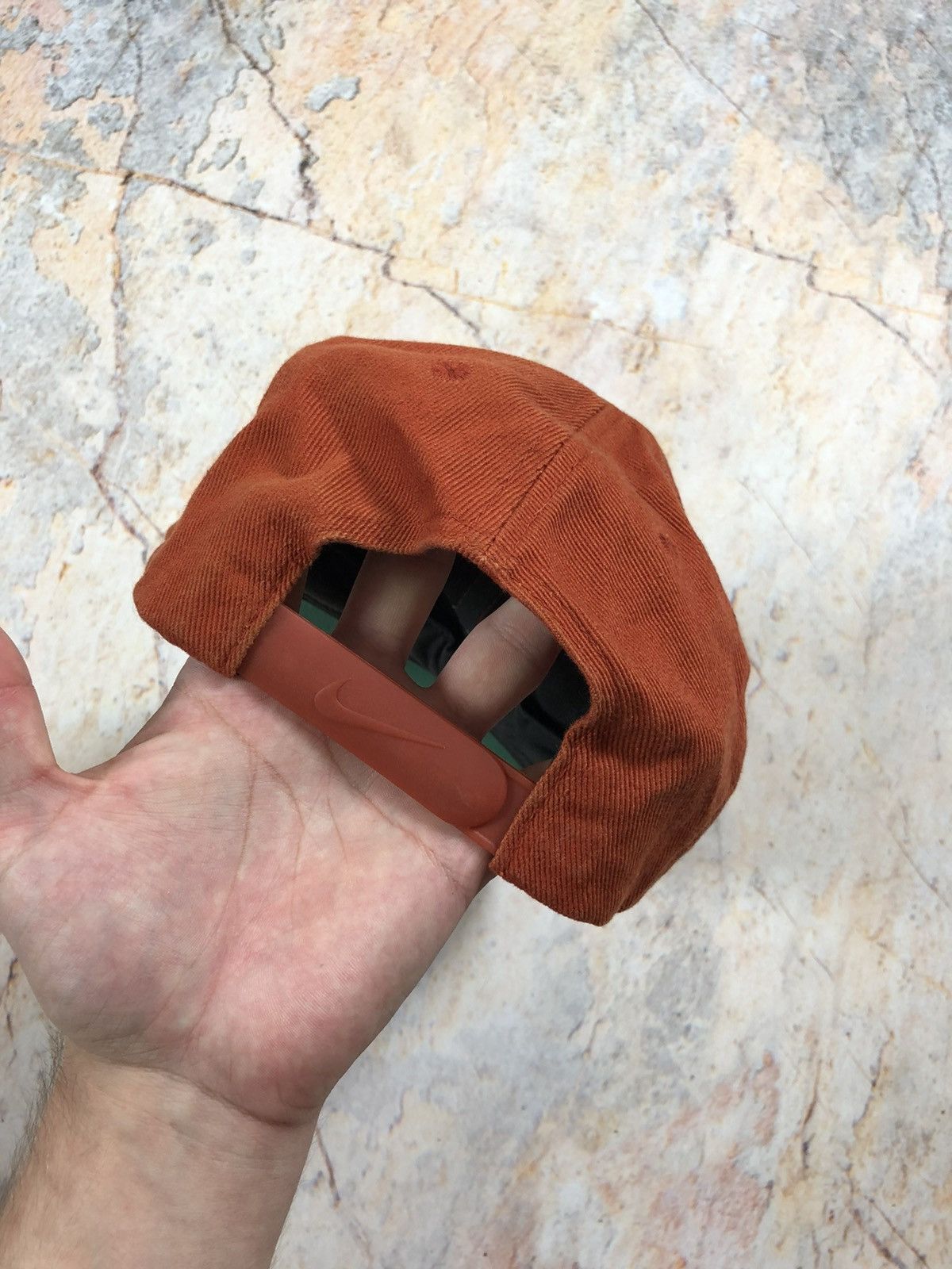Nike × Vintage Nike vintage orange big logo hat cap Size ONE SIZE - 4 Thumbnail