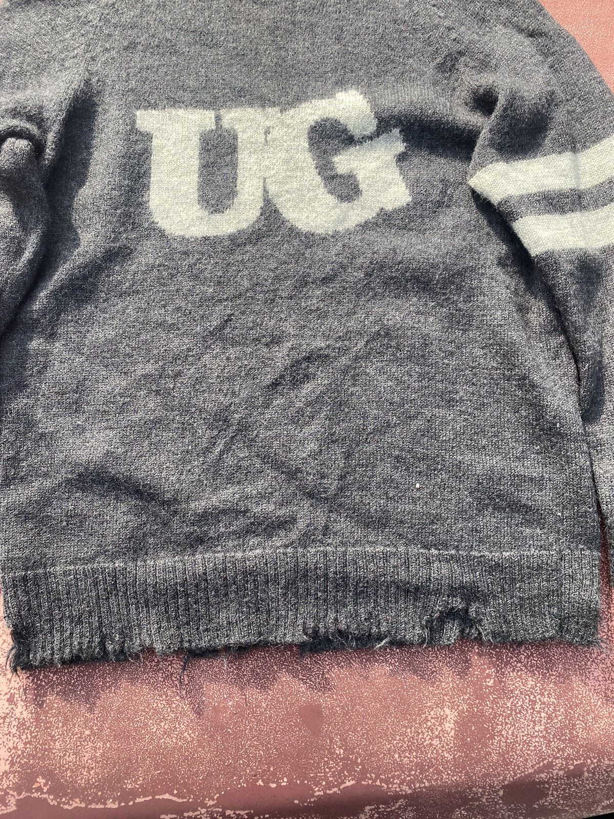 Hysteric Glamour vintage “UG” underground destroy jumper Size M / US 6-8 / IT 42-44 - 6 Thumbnail