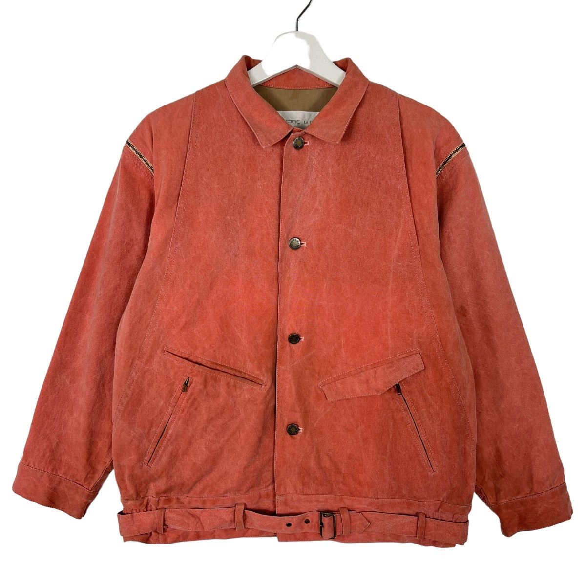 Issey Miyake 🔥 VINTAGE 80s ISSEY MIYAKE BELT JACKET Size US M / EU 48-50 / 2 - 2 Thumbnail