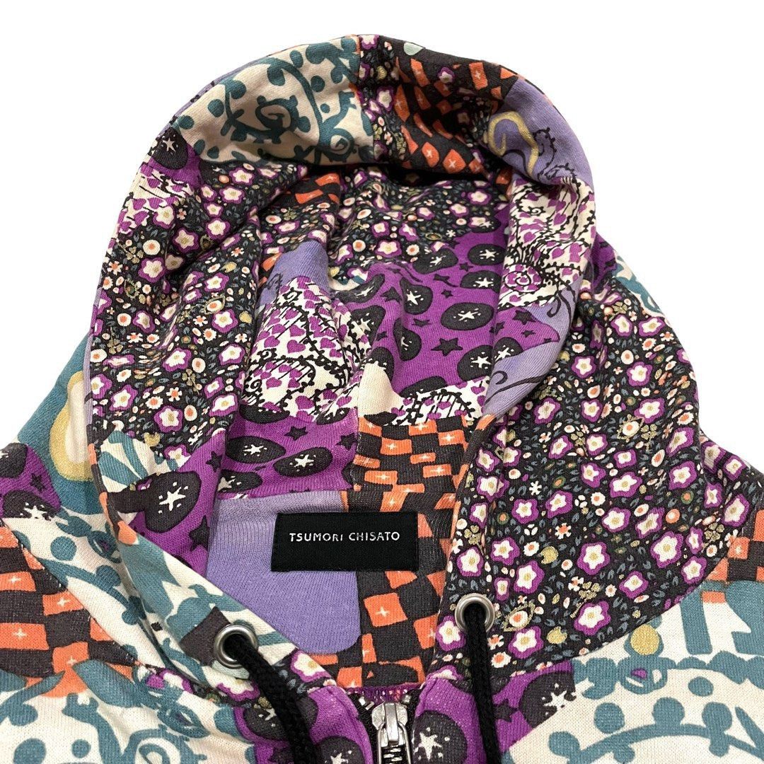 Tsumori Chisato 💥Avant Garde Tsumori Chisato Patchwork Zipper Hoodie Size M / US 6-8 / IT 42-44 - 12 Thumbnail