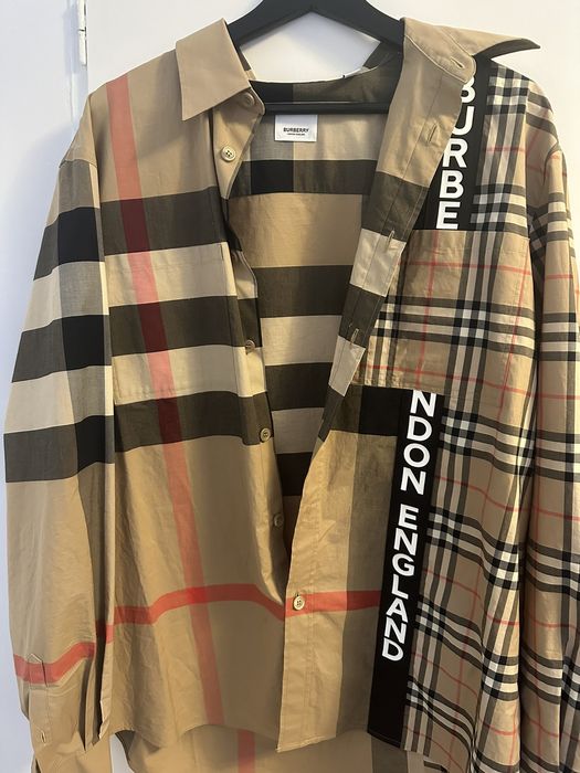 Burberry 2024 split shirt