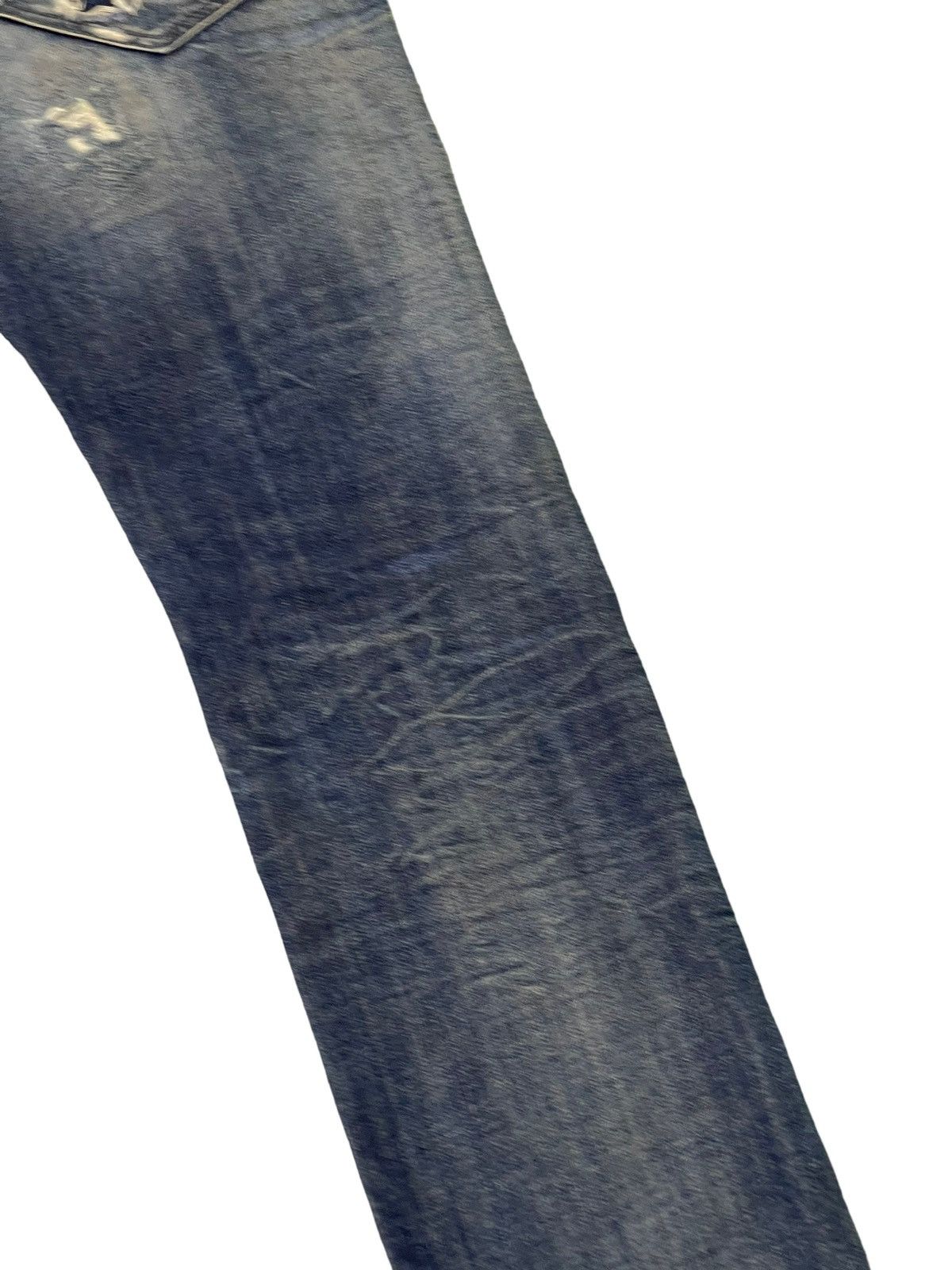 Diesel Slim Jeans Diesel Industries Distress Faded 5🟦7 Size US 31 - 18 Thumbnail