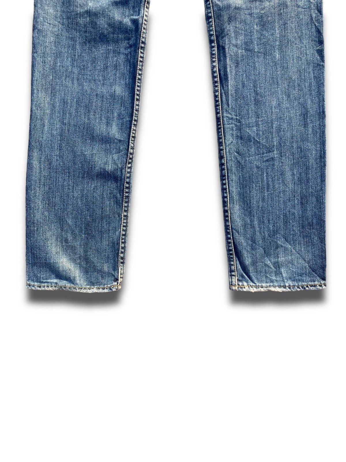 Takeo Kikuchi Vintage 90s Japanese Brand Takeo Kikuchi Kaihara Jeans Size US 33 - 5 Thumbnail