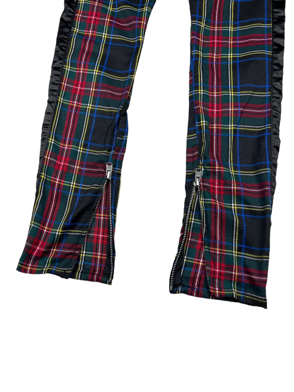 MNML MNML Tartan Zipper Seditionaries Drawstring Pants Size US 30 / EU 46 - 3 Thumbnail