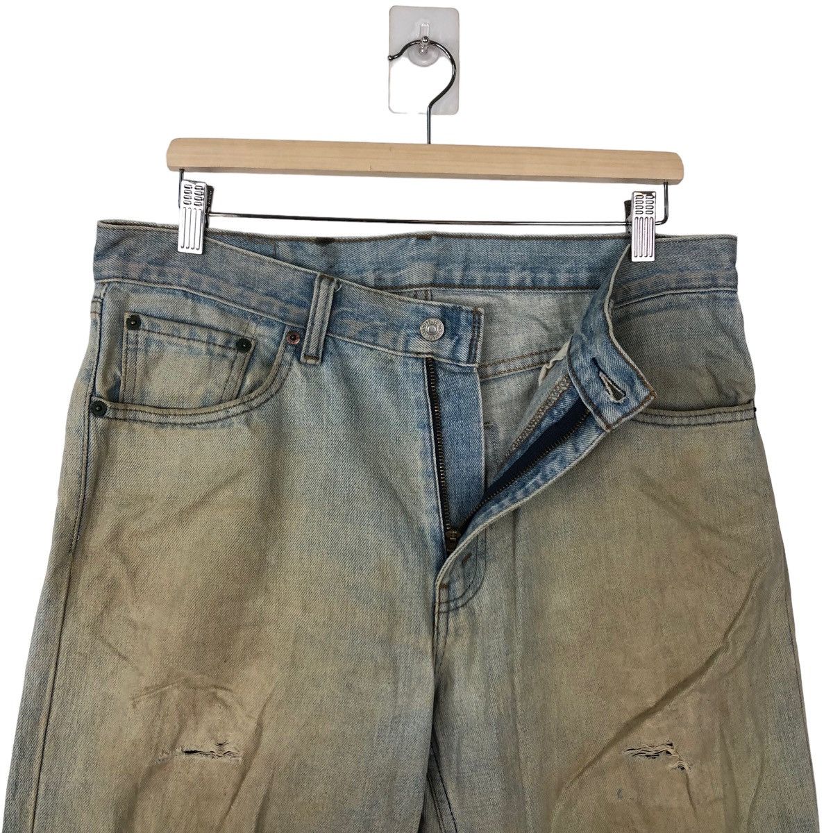 Levi's VINTAGE LEVI’S DENIM JEANS DISTRESSED DESIGN JAPAN Size US 34 / EU 50 - 8 Thumbnail