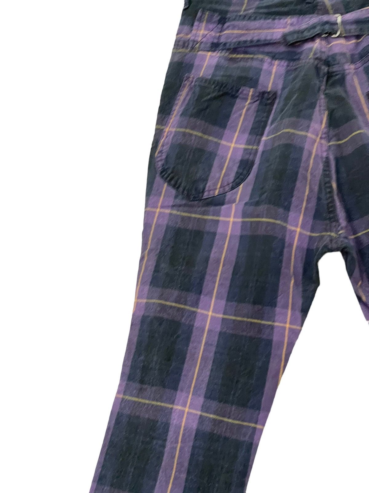 Japanese Brand Drop Croth Kapital Check Pant Slim 5🟦8 Size US 28 / EU 44 - 6 Thumbnail