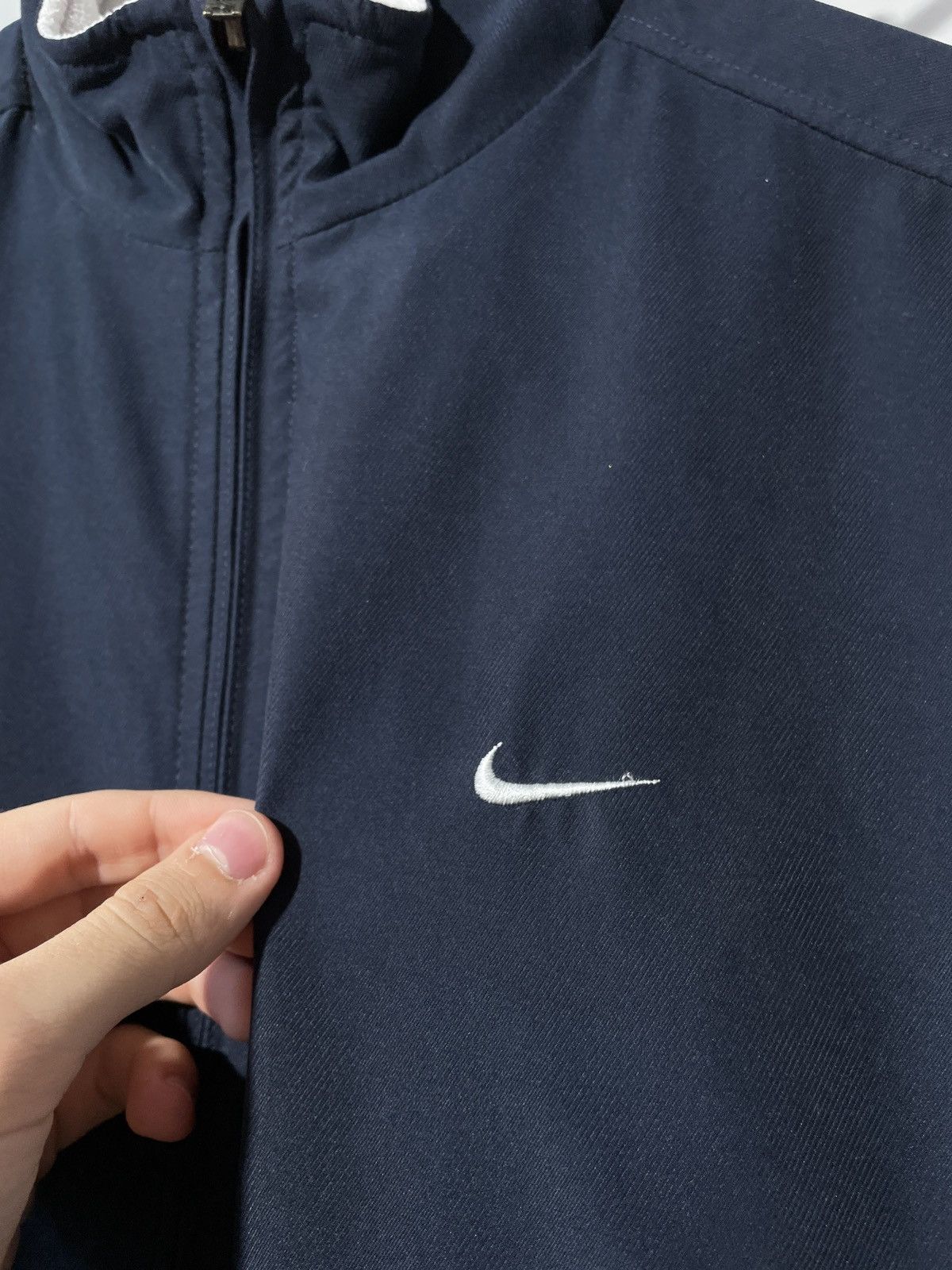 Nike × Vintage Reversible Nike Y2K Vintage Nylon/Fleece Light Jacket Size US L / EU 52-54 / 3 - 9 Thumbnail