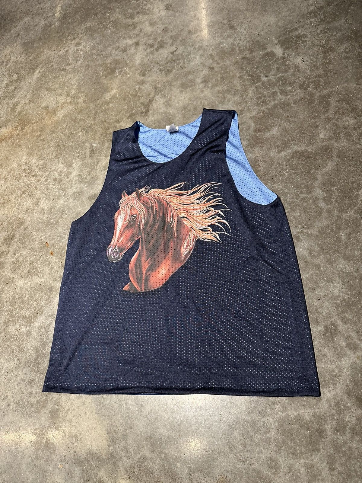 Supreme Supreme Mustang Reversible Basketball Jersey | Grailed