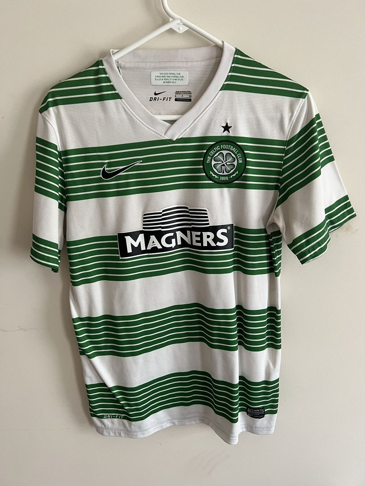 Nike Celtic Nike Soccer Jersey Magners Xl stripped Grailed