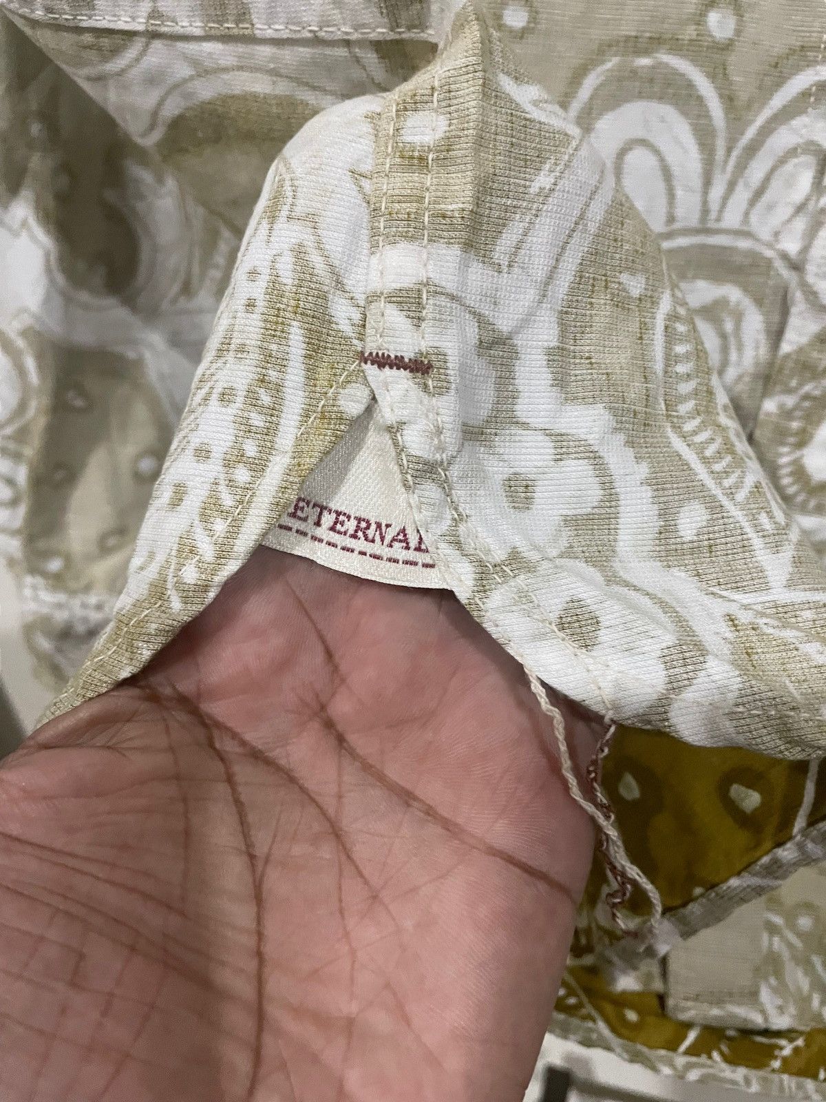 Eternal × Japanese Brand Rare🔥Eternal Japan Floral Paisley Reversible Fabric Shirts Size US M / EU 48-50 / 2 - 8 Thumbnail