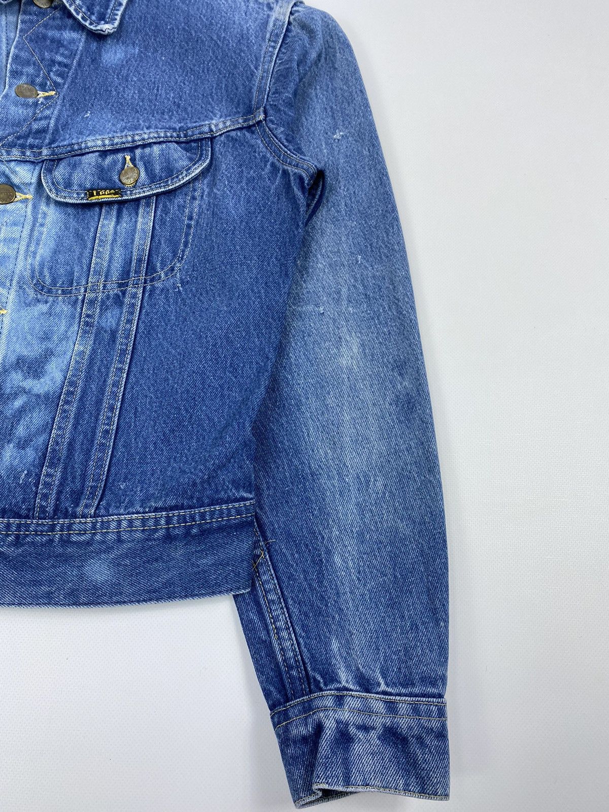 Lee 🔥LASTDROP🔥 90s Made In USA Lee Denim Jeans Trucker Jacket Size M / US 6-8 / IT 42-44 - 11 Thumbnail