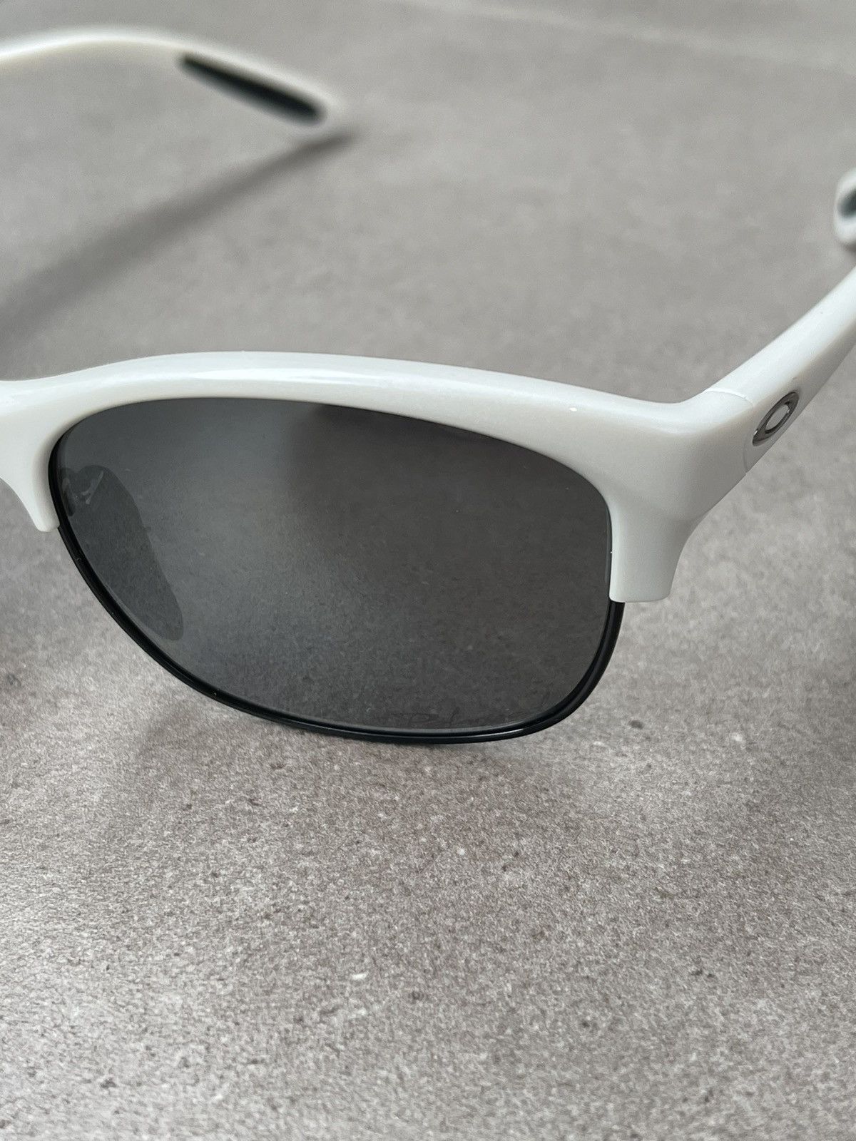 Oakley Oakley OO9204-05 "RSVP" White Black Sunglasses Size ONE SIZE - 1 Thumbnail
