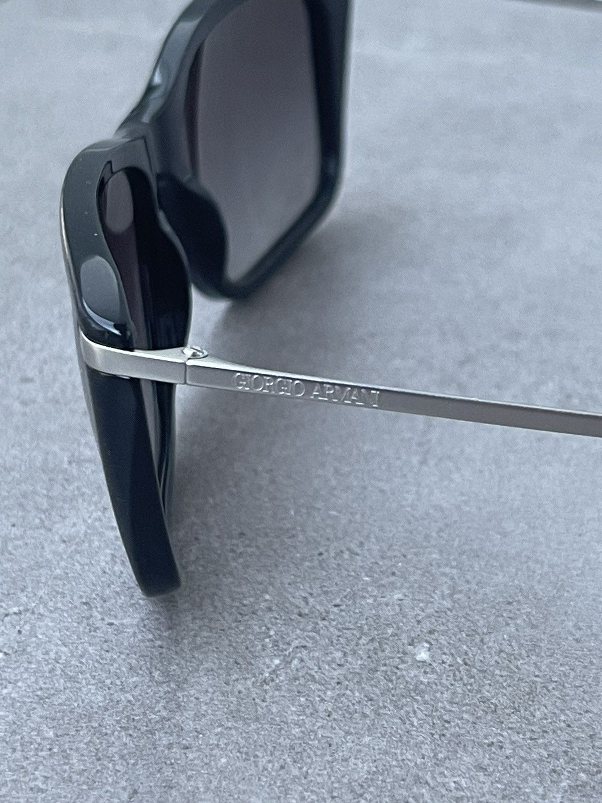 Emporio Armani Giorgio Armani AR8019 5001/11 Black Silver Sunglasses Size ONE SIZE - 7 Thumbnail