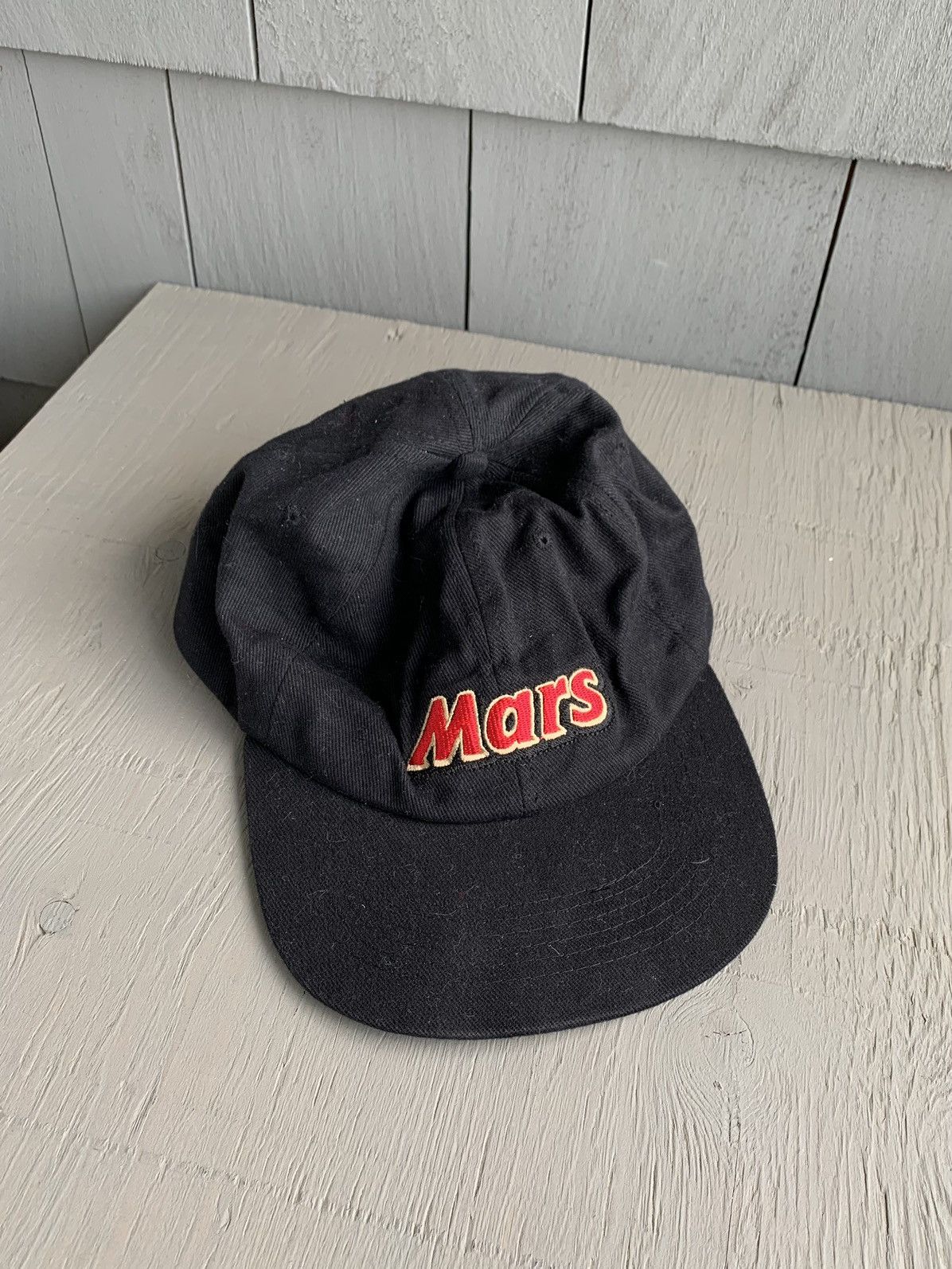 Other × Vintage 90s Vintage Mars Bar Chocolate Candy Black Baseball Cap Dad Size ONE SIZE - 3 Thumbnail