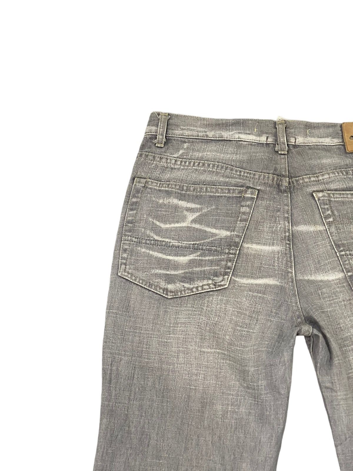 Japanese Brand Flare Jeans New Raer Italy Faded Distress Boot Cut 6🟦1 Size US 30 / EU 46 - 18 Thumbnail