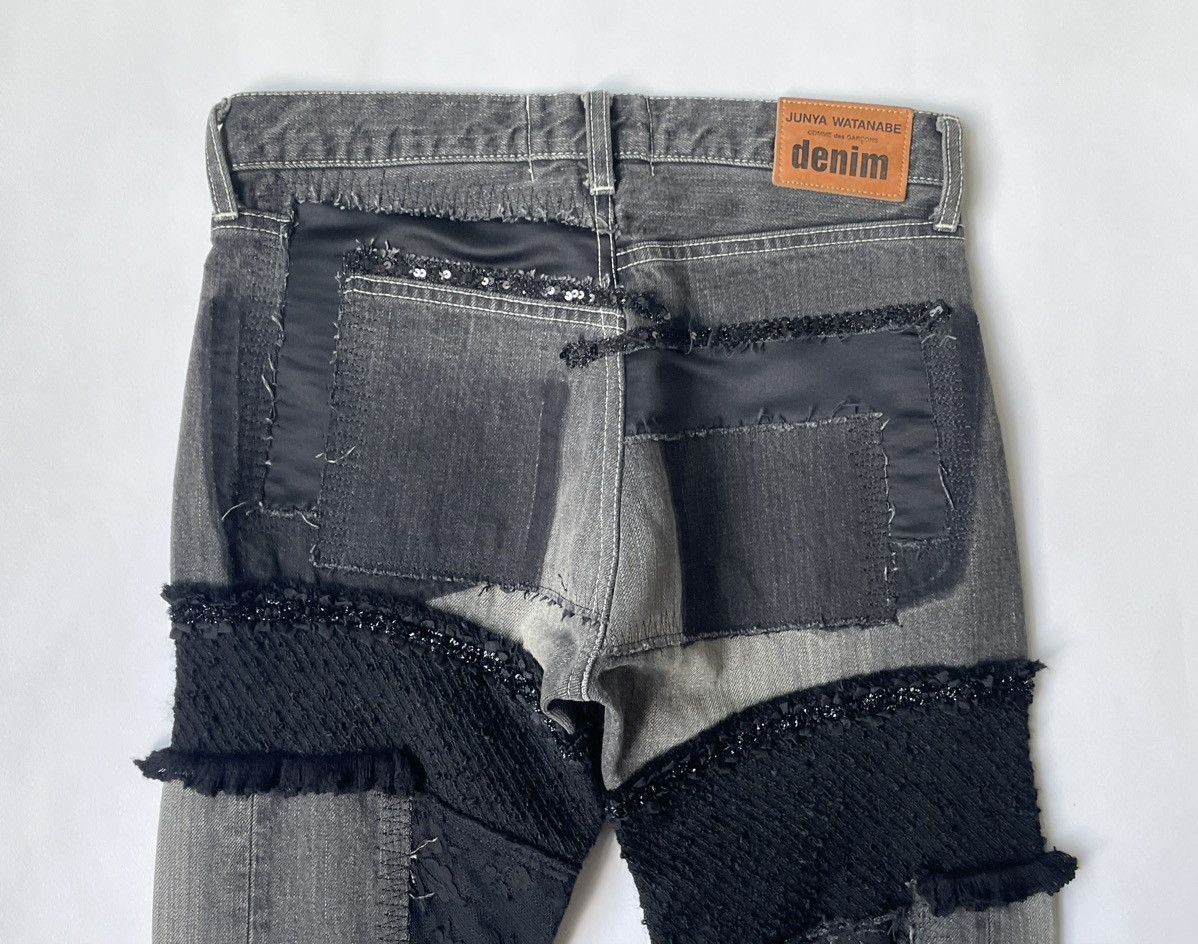 Comme des Garcons A/W 14 Distressed Patchwork Jeans Size 28" / US 6 / IT 42 - 13 Thumbnail