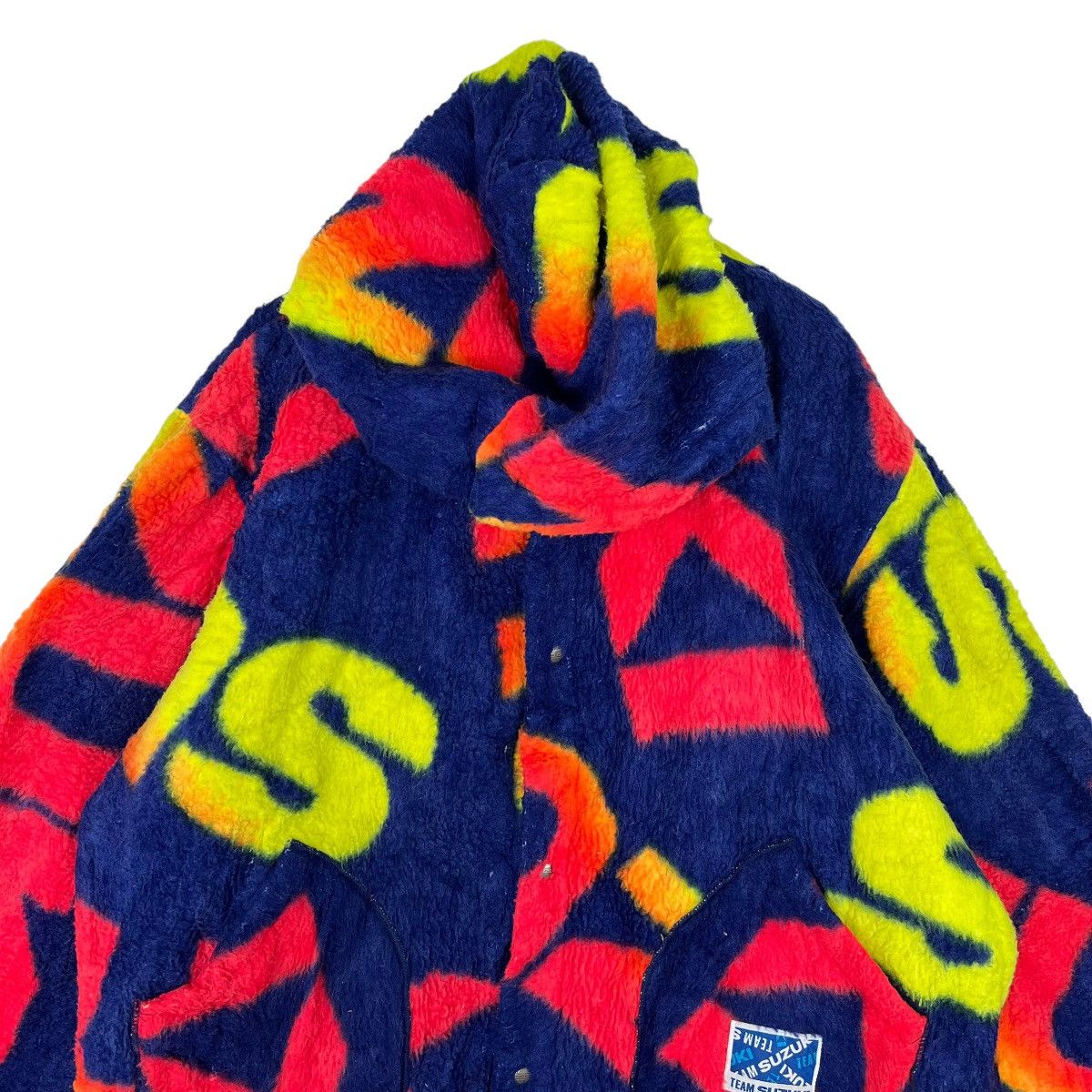 Sports Specialties 🔥 RARE VINTAGE TEAM SUZUKI PRINTED FLEECE OVERSIZED JACKET Size US M / EU 48-50 / 2 - 4 Thumbnail