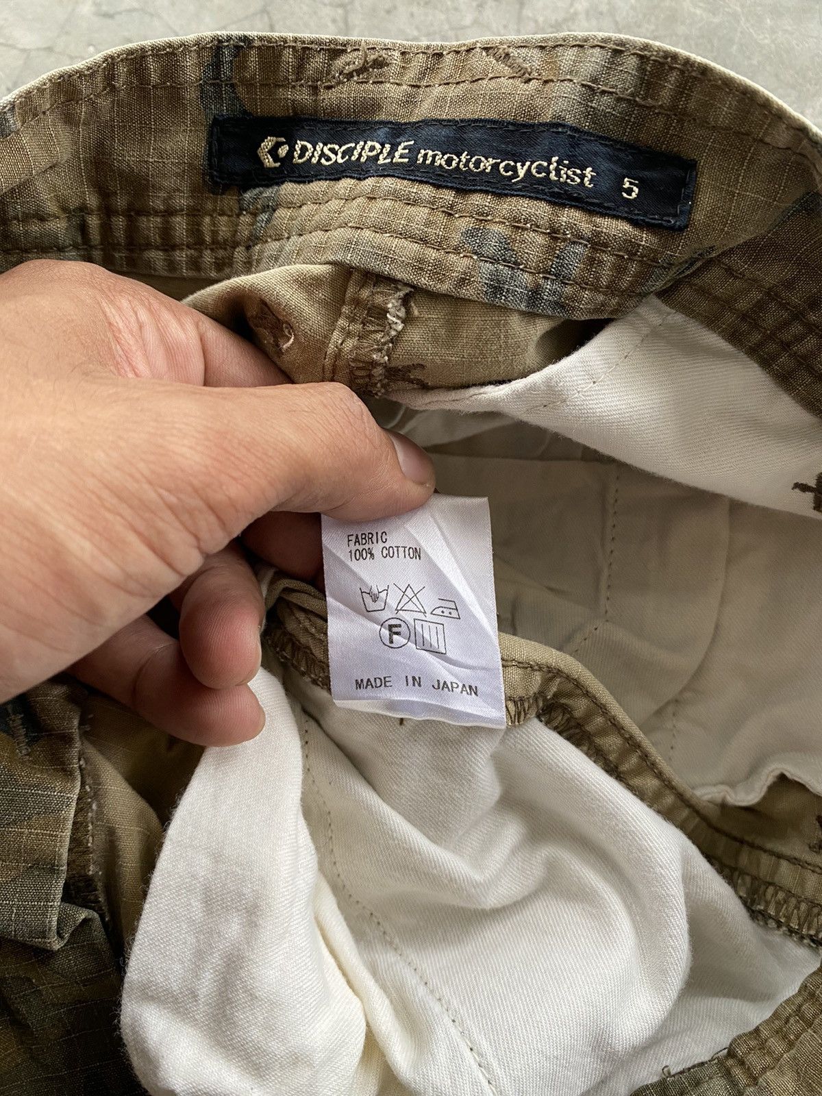 Japanese Brand Japanese Disciple Motorcyclist Army Cargo Pants Size US 33 - 8 Thumbnail