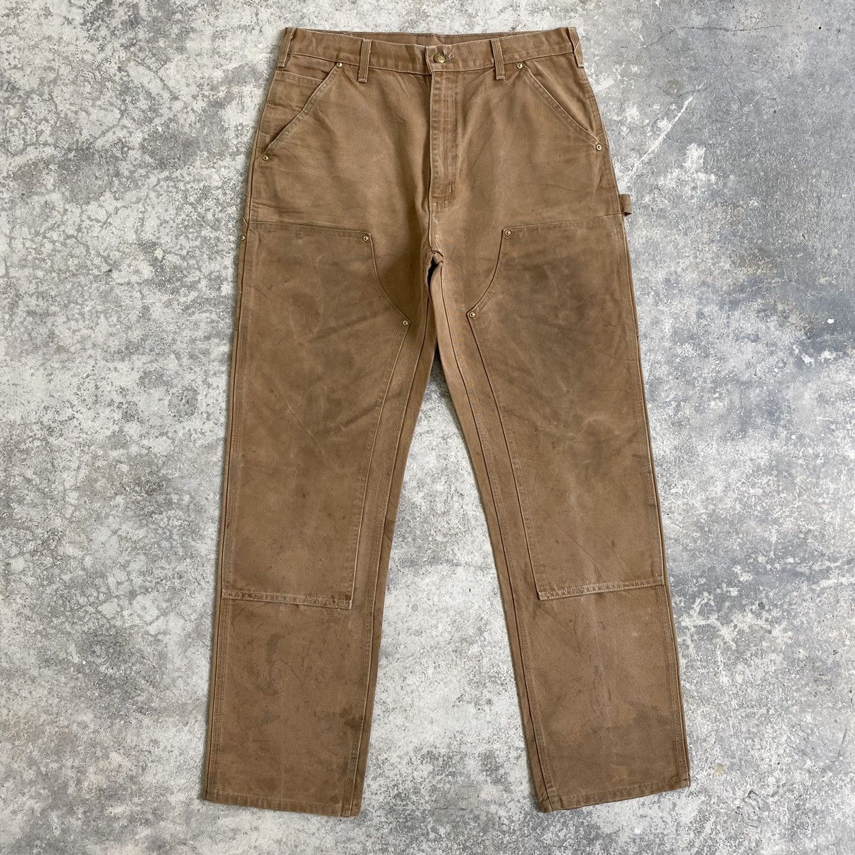 Carhartt Vintage Carhartt Double Knee Dirty Carpenter Pants Size US 34 / EU 50 - 1 Thumbnail