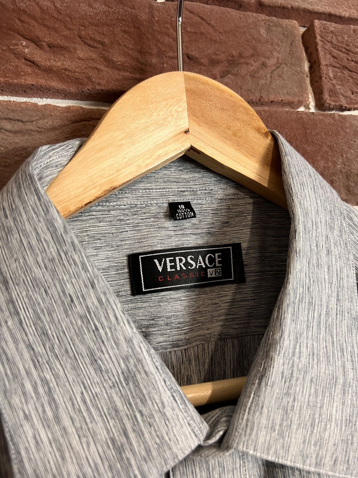 Versace Jeans Couture Versace V2 Classic Vintage 90s Button Up Shirt Hype Designer Size US XL / EU 56 / 4 - 6 Thumbnail