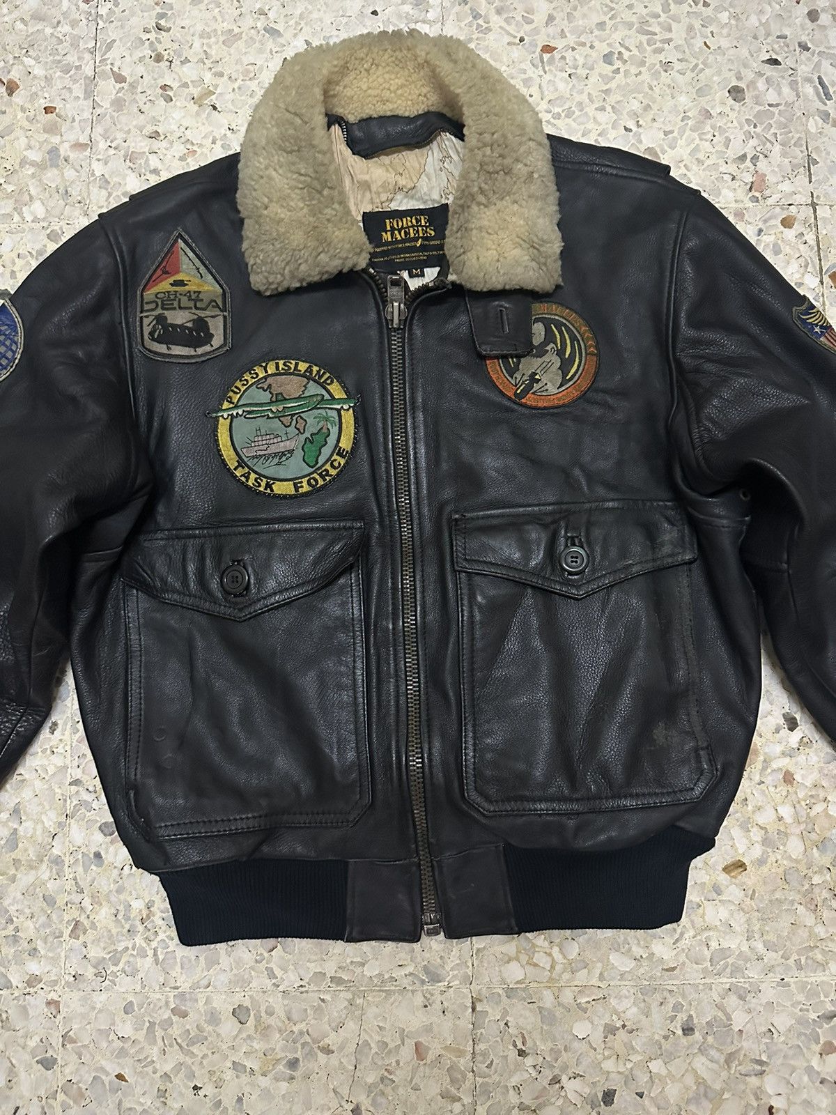 Japanese Brand × Kadoya × Vintage Vintage Kadoya WW2 G-1 Us Aviator Flight Jacket TopGun stlye Size US M / EU 48-50 / 2 - 3 Thumbnail