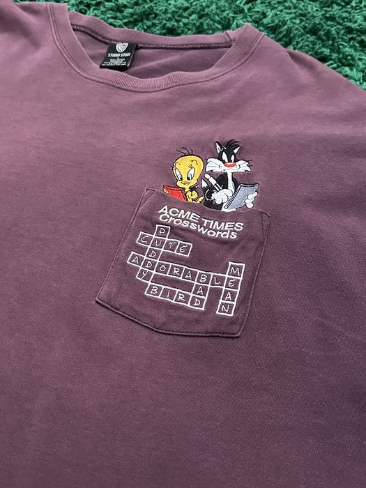 Vintage Vintage Looney Tunes Crossword Tee Grailed Vintage Vintage Looney Tunes Crossword Tee Grailed