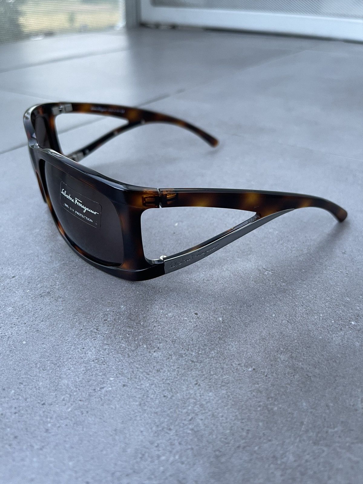 Salvatore Ferragamo Salvatore Ferragamo 2091 103/3 Tiger Camo Sunglasses Size ONE SIZE - 5 Thumbnail