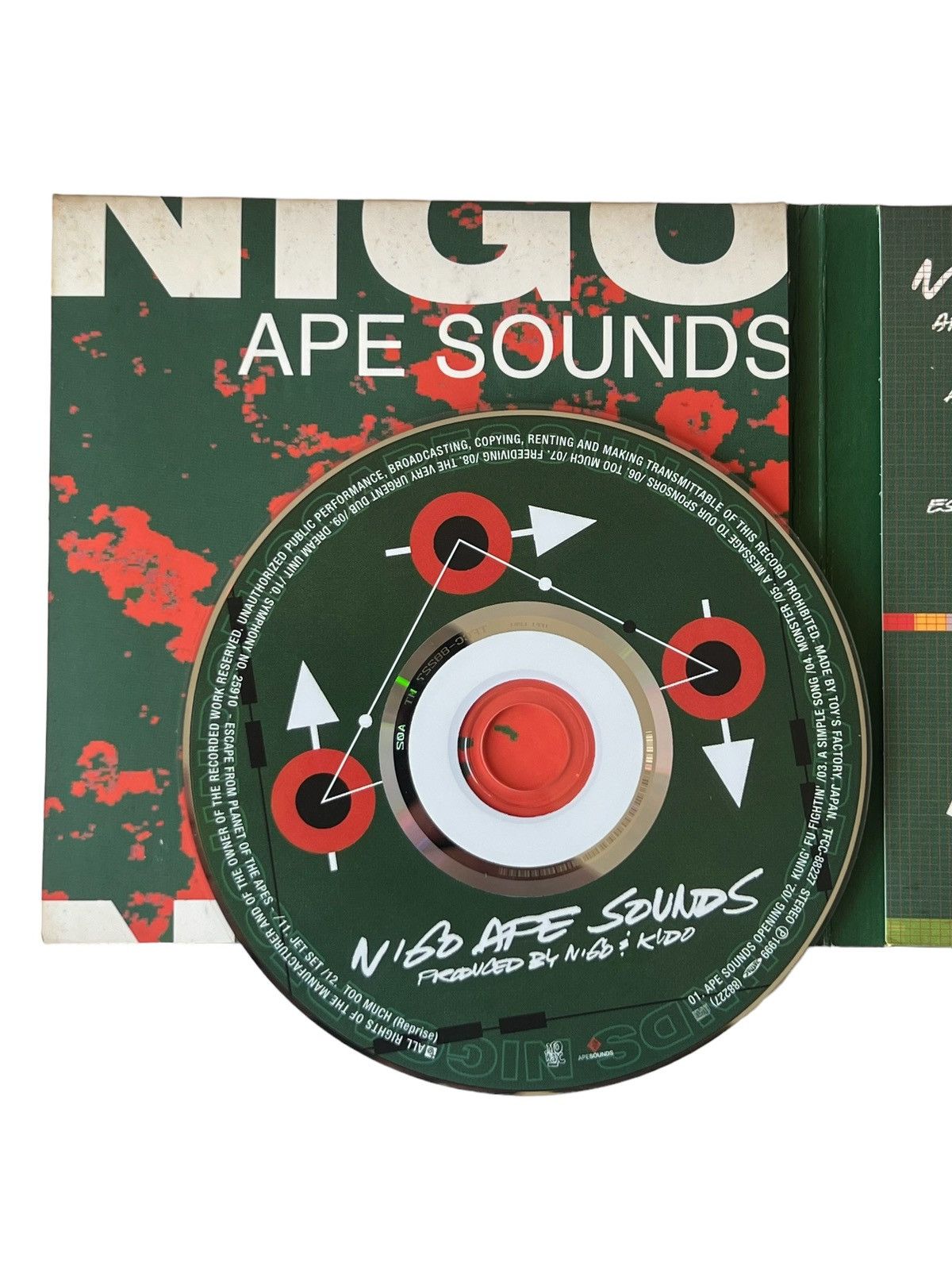 Bape 🔥 RARE NIGO APE SOUNDS CD A Bathing Ape Futura 2000 Size ONE SIZE - 1 Thumbnail