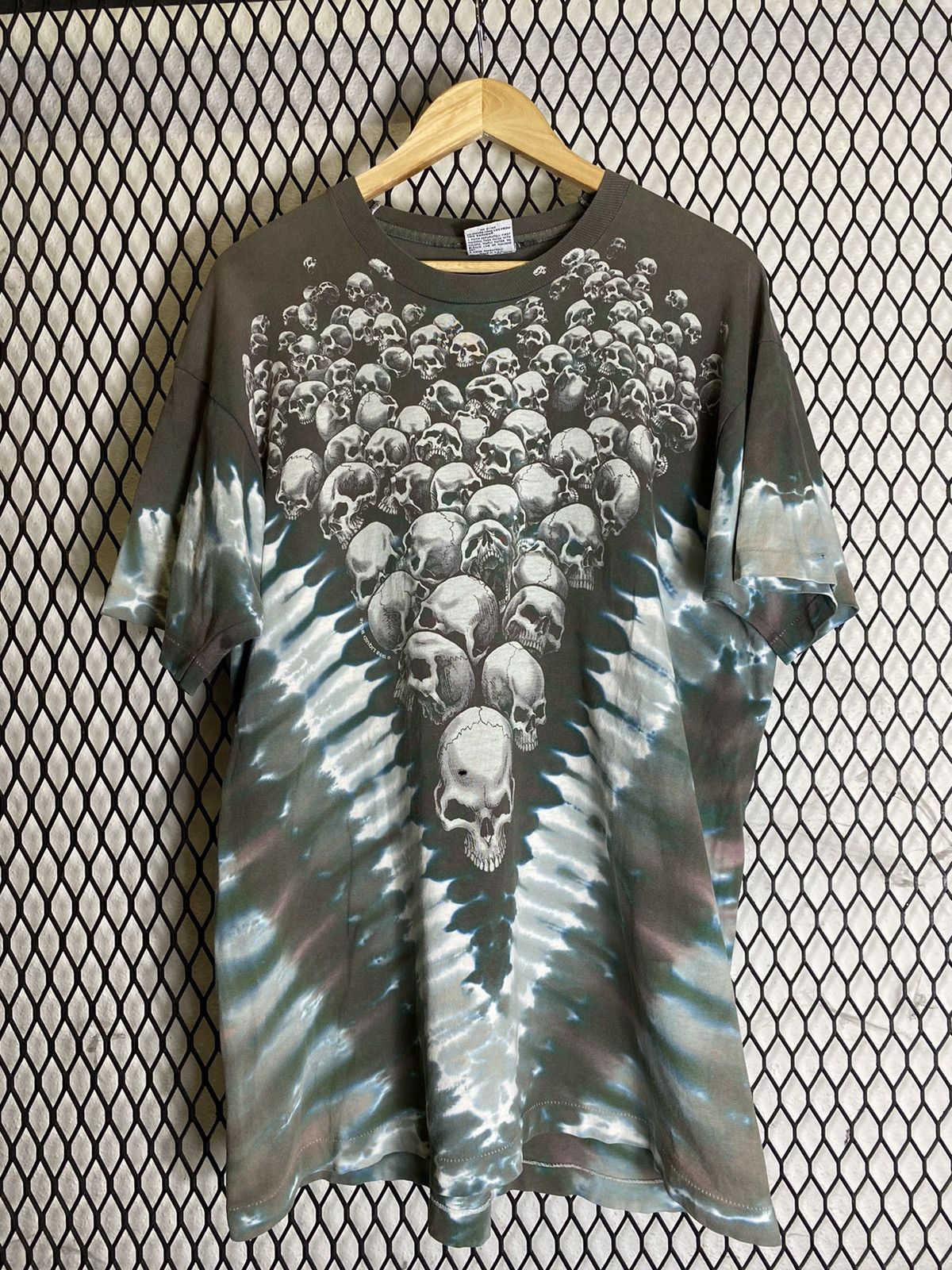 Liquid Blue Boneyard Tie-Dye T-Shirt - XL