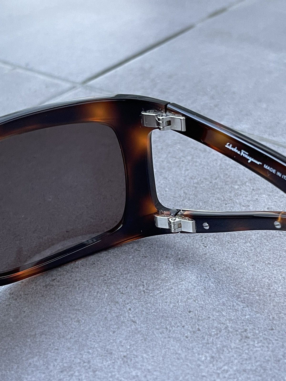 Salvatore Ferragamo Salvatore Ferragamo 2091 103/3 Tiger Camo Sunglasses Size ONE SIZE - 11 Thumbnail