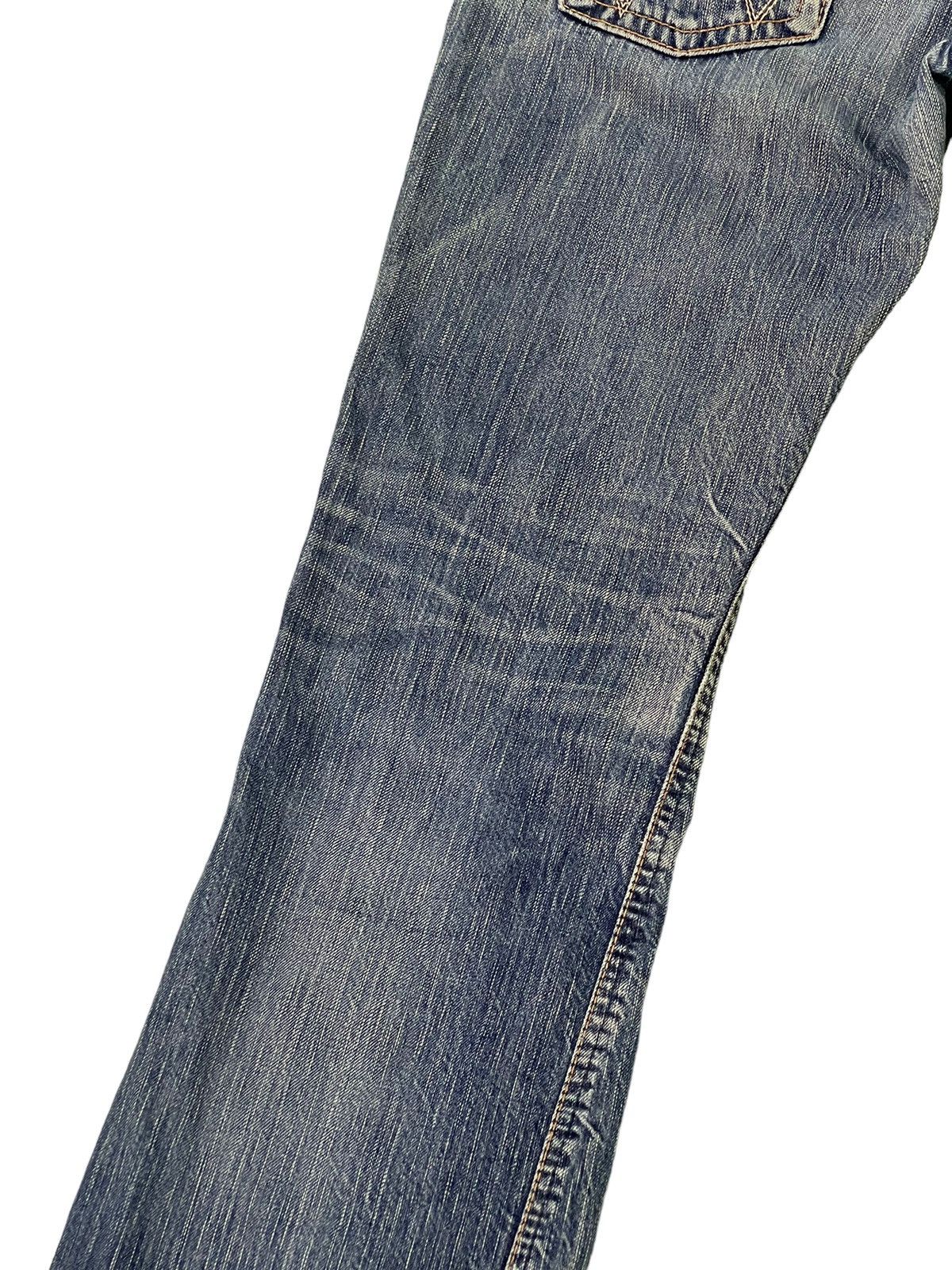 Edwin Flare Jeans Edwin Japan Distress Low Rise Boot Cut 6🟦1 Size US 31 - 17 Thumbnail