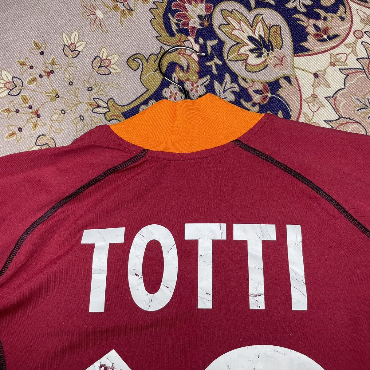 Kappa AS Roma Vintage 2000-01 Home Kappa #Totti no.10 Size US S / EU 44-46 / 1 - 8 Thumbnail