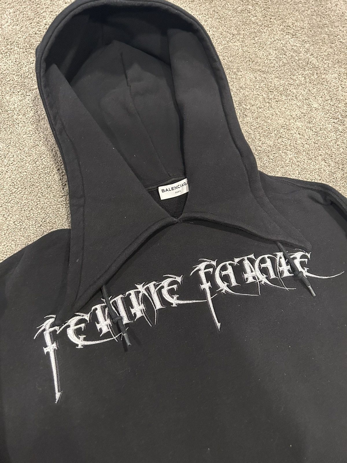 Balenciaga Retail $1200 Balenciaga Femme Fatale Hoodie | Grailed