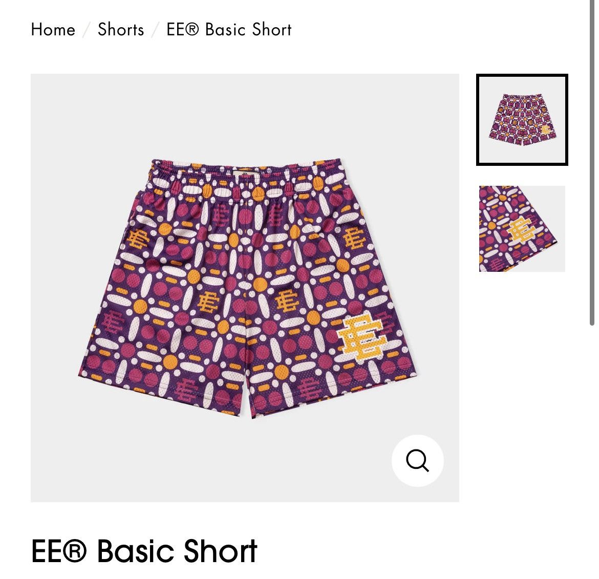 Eric Emanuel Eric Emanuel Groovy Purple shorts large Size US 32 / EU 48 - 1 Thumbnail