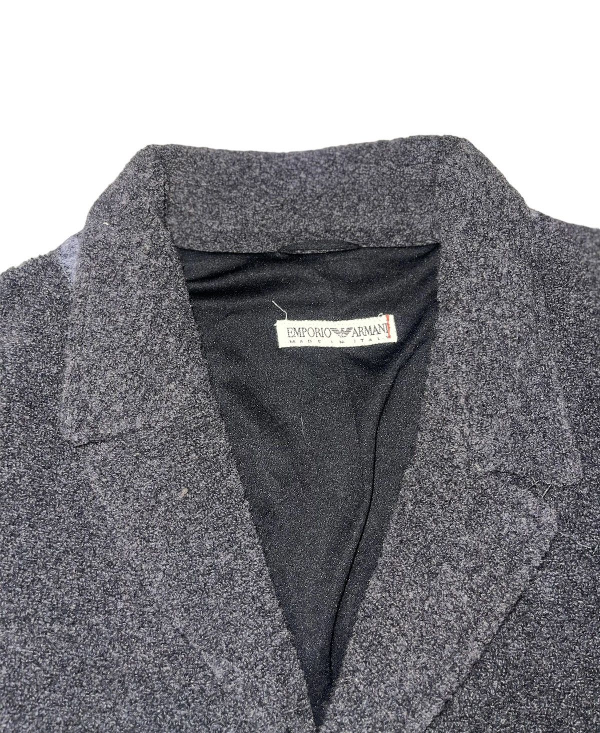 Armani Emporio Armani Wool Long Coat Jacket Size US M / EU 48-50 / 2 - 4 Thumbnail