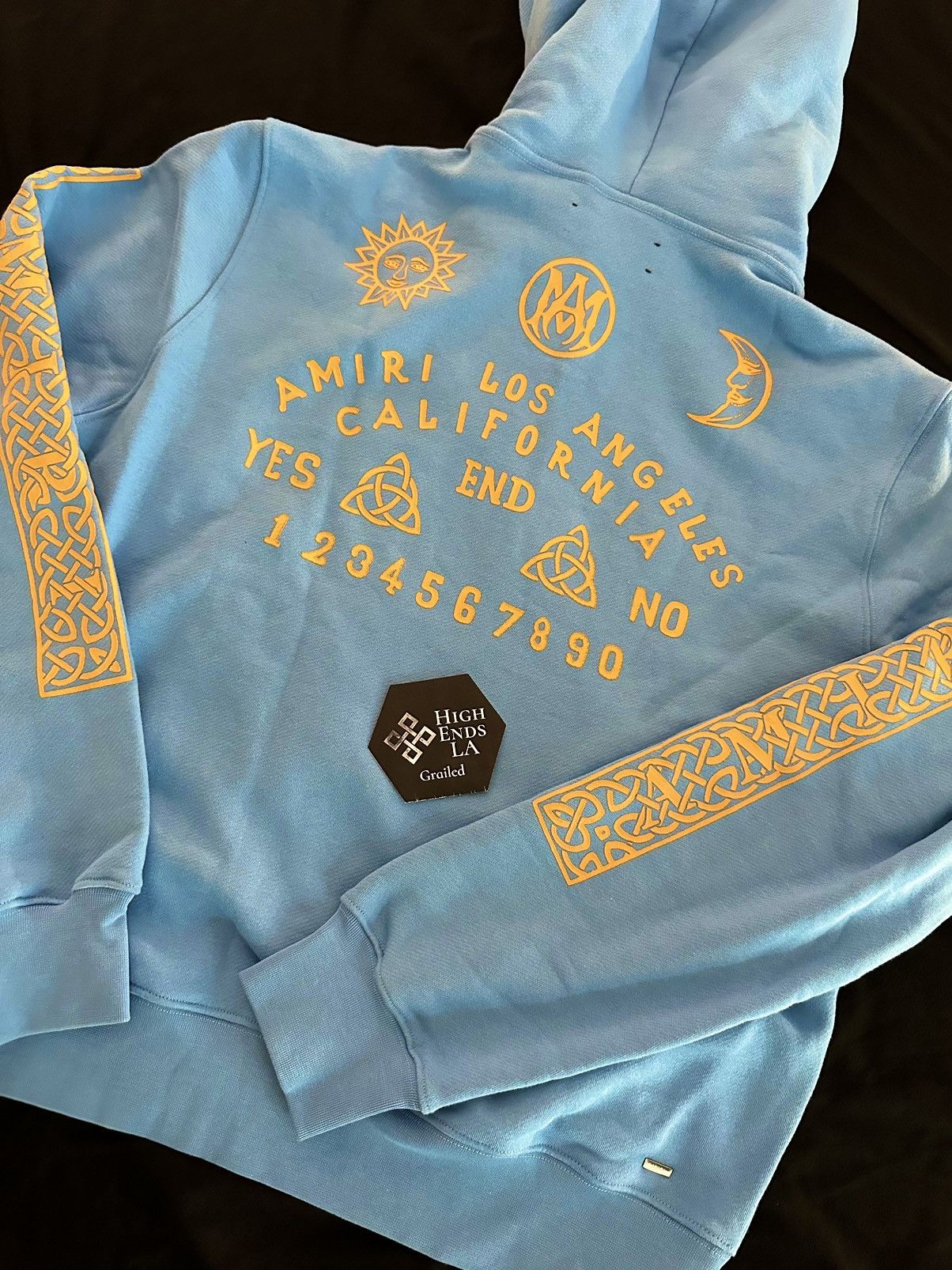 Amiri Amiri Ouija Board Logo Hoodie Size US L / EU 52-54 / 3 - 3 Thumbnail
