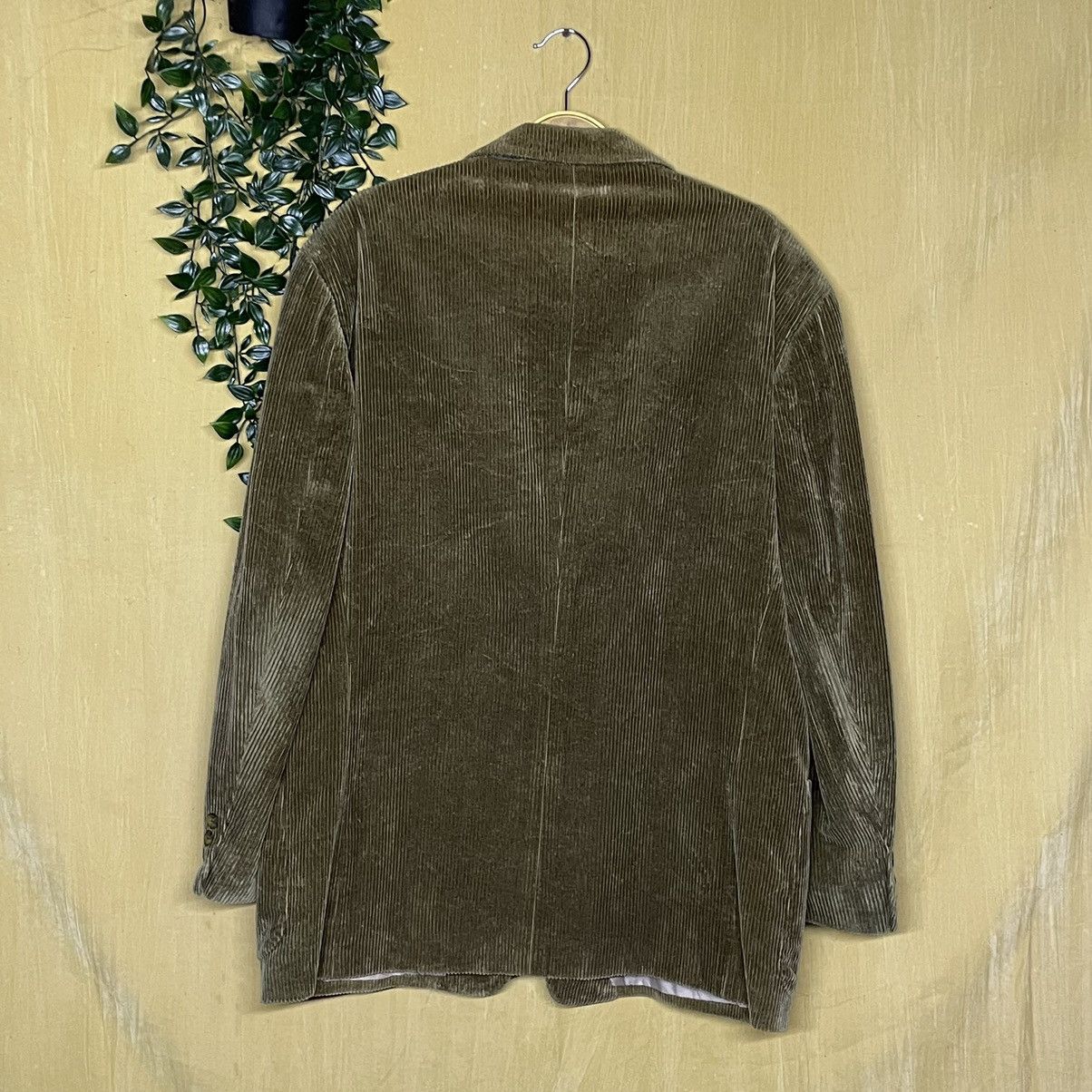 Burberry Vintage Burberrys velvet corduroy blazer Size US L / EU 52-54 / 3 - 3 Thumbnail