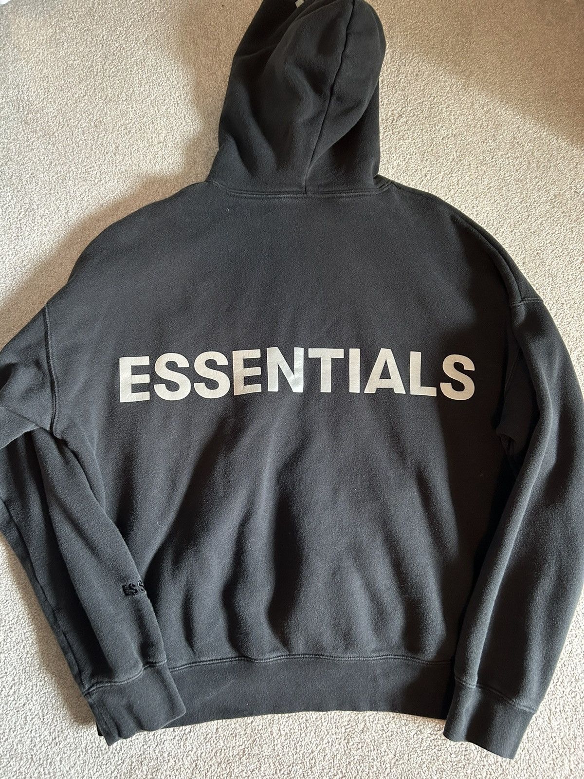 Fear Of God Fear Of God Essentials 3m Logo Pullover Hoodie Grailed