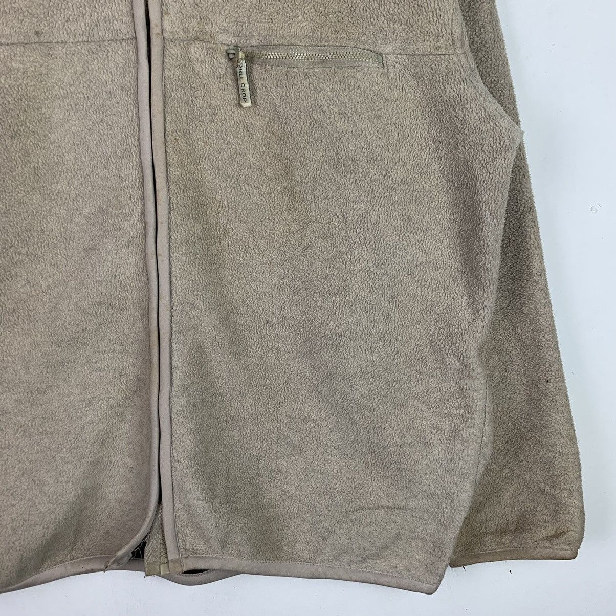 Aran Isles Knitwear × Japanese Brand × Vintage 🌸Rare🌸Hill Crop Full Zipper Fleece Size US XL / EU 56 / 4 - 6 Thumbnail