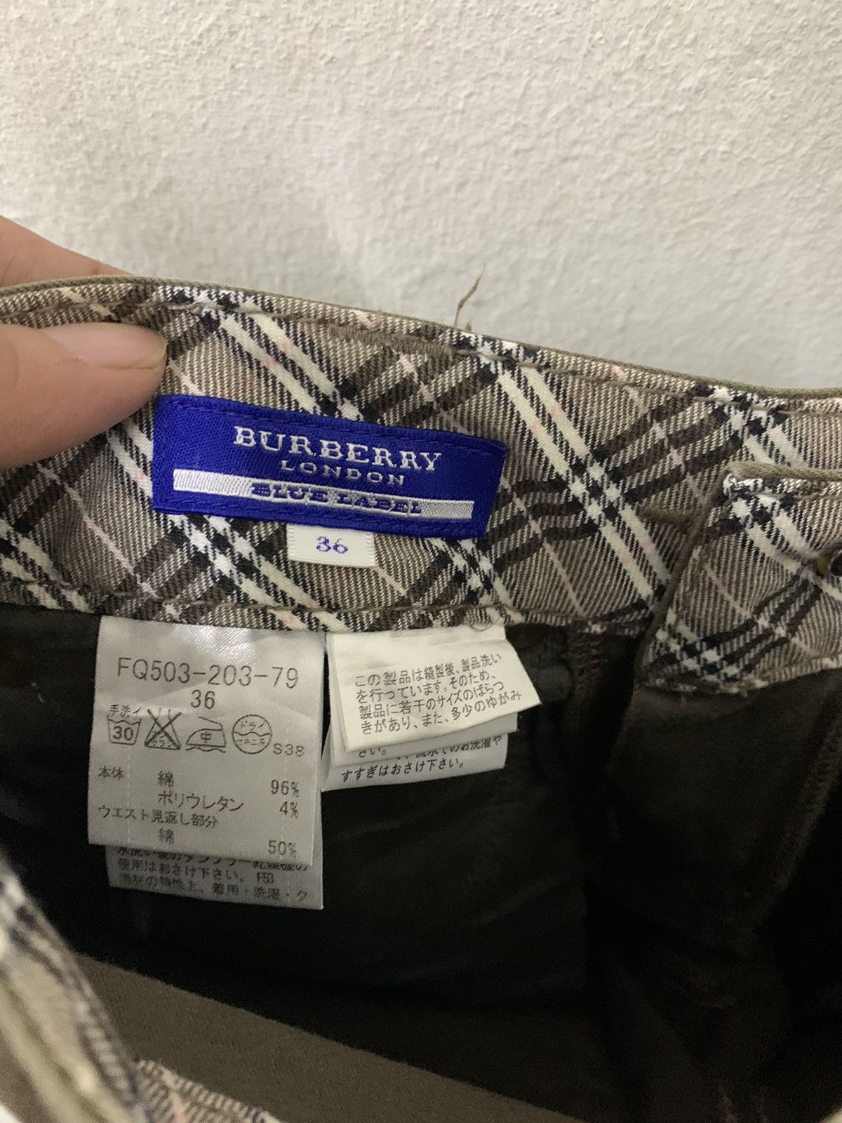 Burberry Burberry Multi Pocket Cargo Pants Skinny Flare Blue Label Size 27" / US 4 / IT 40 - 10 Thumbnail