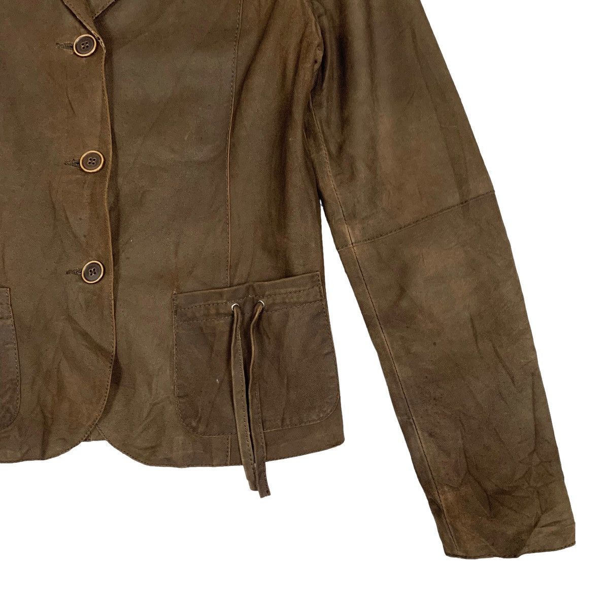 Vintage Max Mara Weekend Italian Designer Leather Jacket