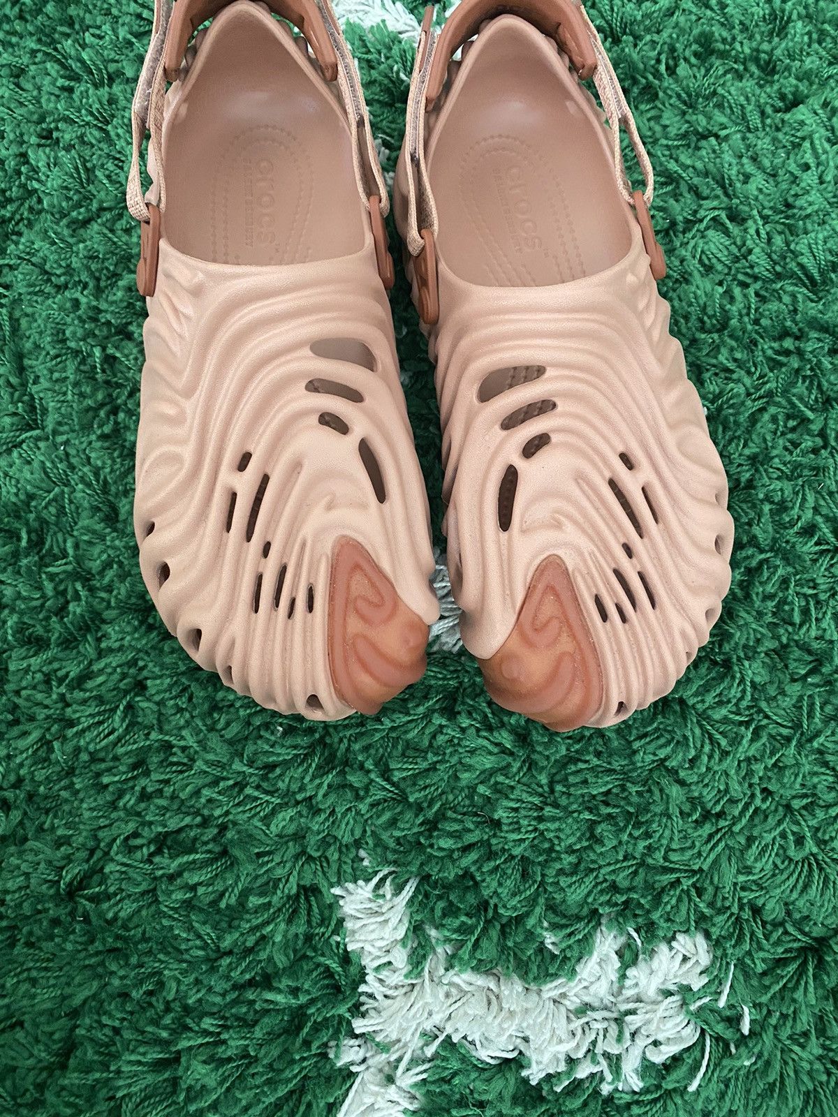 image of Crocs Shoes in Pink, Men's (Size 12)