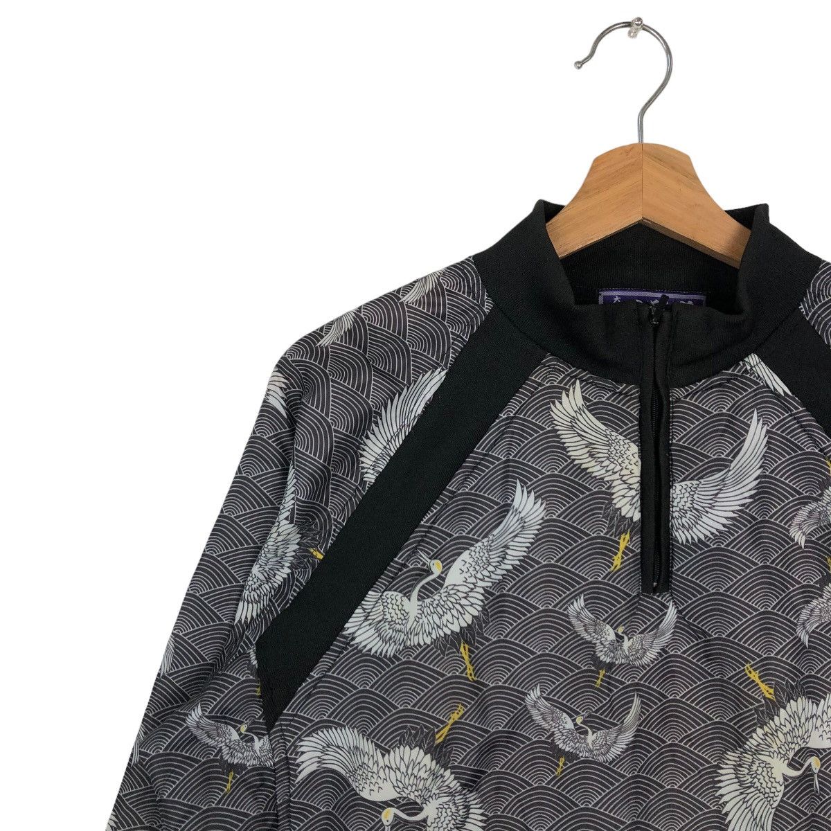 Japanese Brand VINTAGE JAPANESE BRAND BOMBER JACKET SWAN FULL PRINT Size US M / EU 48-50 / 2 - 6 Thumbnail