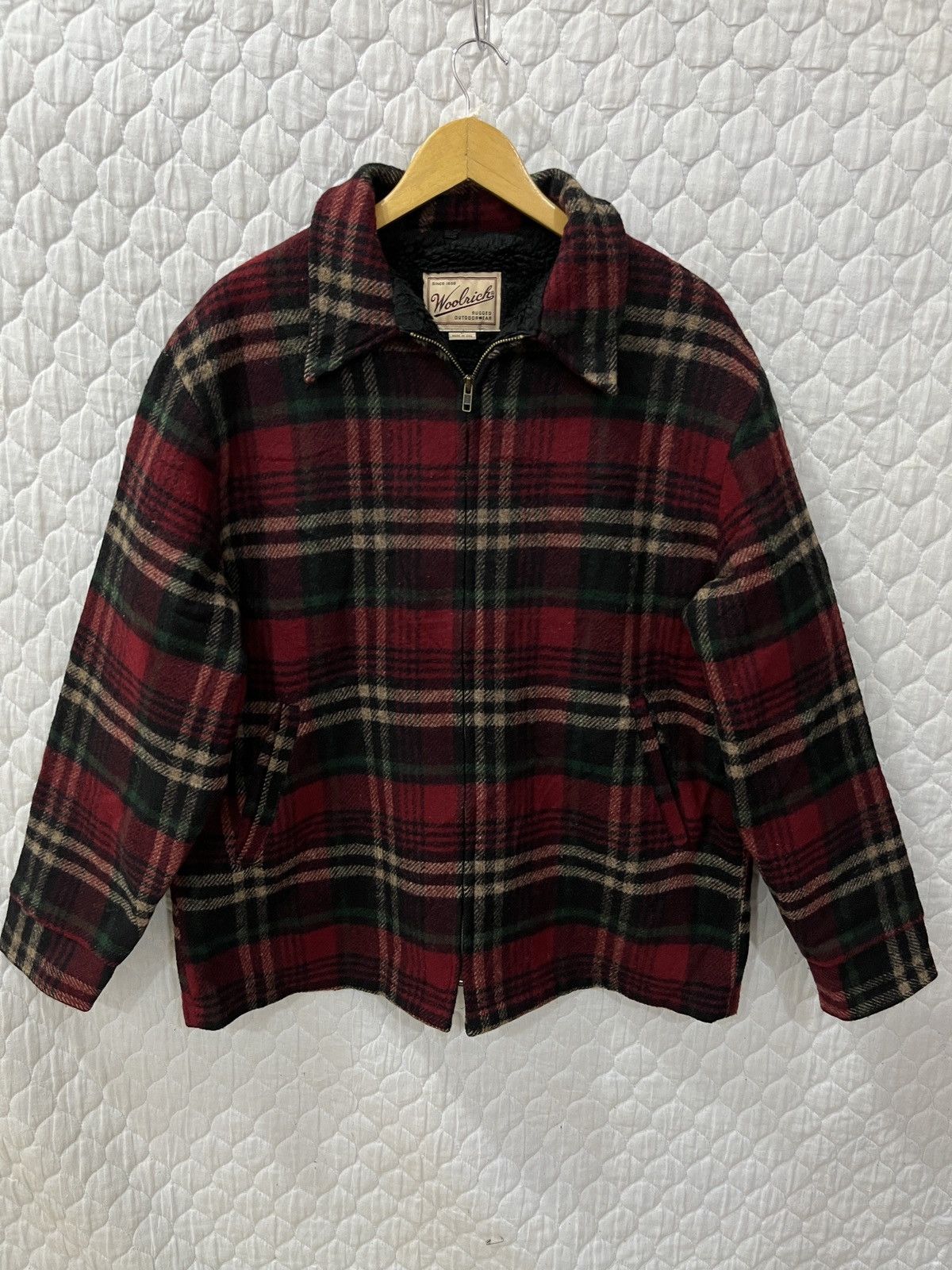 Woolrich Woolen Mills (Ssss). VINTAGE WOOLRICH TARTAN JACKET Size US L / EU 52-54 / 3 - 1 Thumbnail