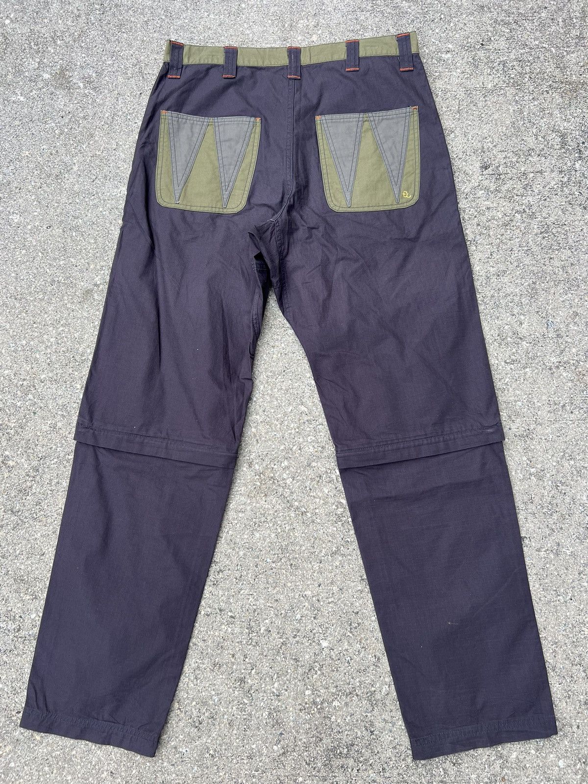 Vintage Japanese Designer ELNEST Ripstop Modular Trouser Size US 31 - 2 Thumbnail