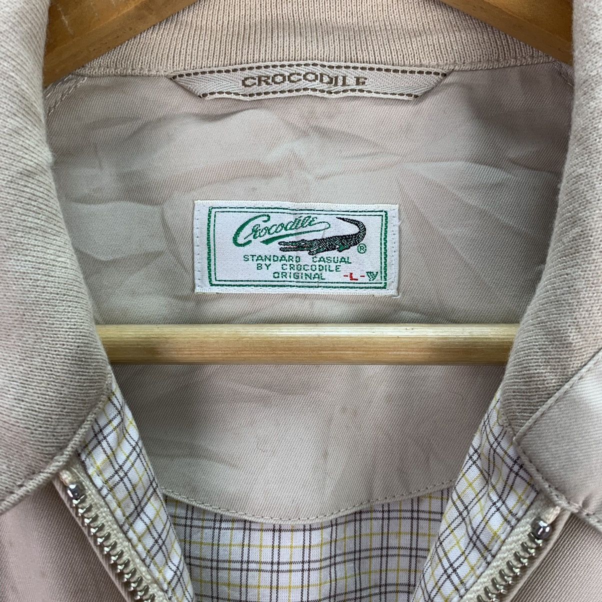 Lacoste × Vintage Crocodiles bomber jacket small logo embroidered half zipper Size US L / EU 52-54 / 3 - 6 Thumbnail