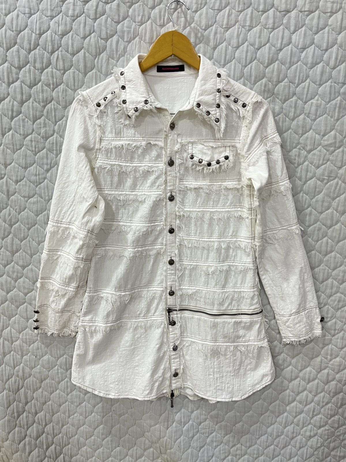 image of If Six Was Nine x Le Grande Bleu L G B (Ssss). Algon Quins Punk Blouse, Women's (Size Small)