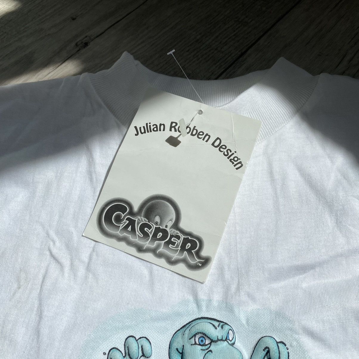 Universal Studios RARE CASPER MOVIE 1995 CONVEX LOGO TEE Size US M / EU 48-50 / 2 - 5 Thumbnail